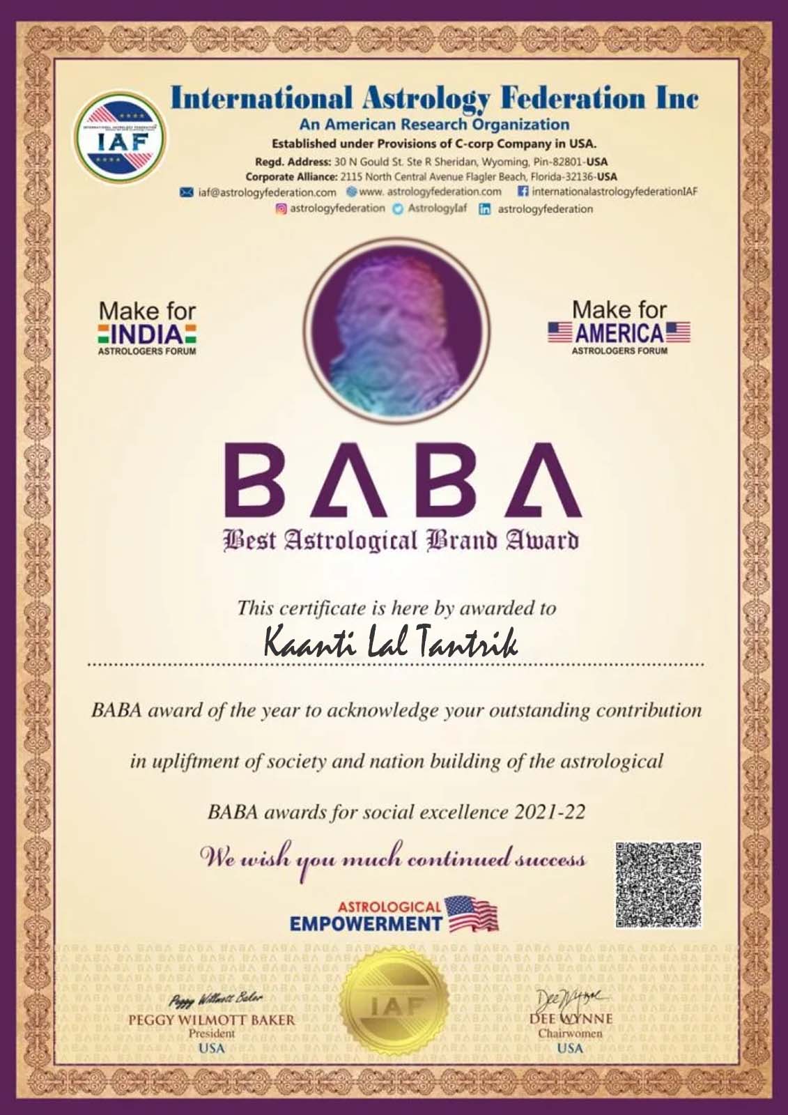 award